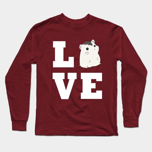 Roborovski Hamster Love Long Sleeve T-Shirt by BasicBeach